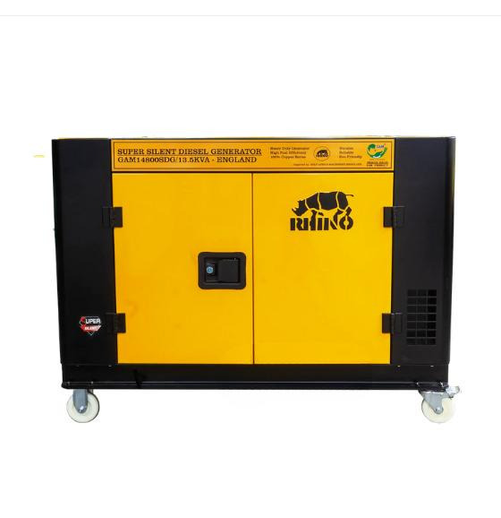 RHINO 13.5kva Silent Diesel Generator Single Phase